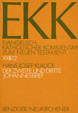 Kartonierter Einband Der zweite und dritte Johannesbrief, EKK XXIII/2 von Hans-Josef Klauck