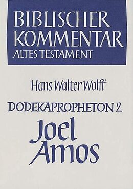 Paperback Dodekapropheton 2, Joel, Amos von Hans Walter Wolff