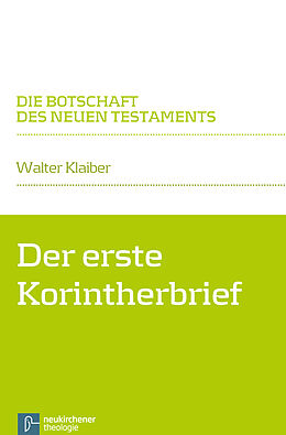 Paperback Der erste Korintherbrief von Walter Klaiber