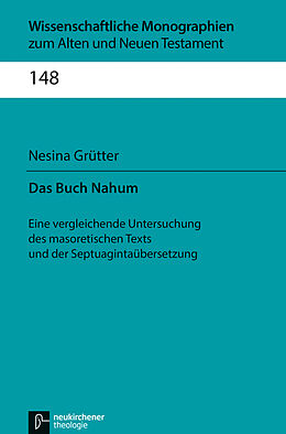 Fester Einband Das Buch Nahum von Nesina Grütter