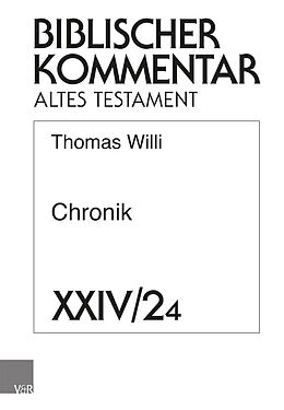 Paperback Chronik (1 Chr 22:2-29:30) von Thomas Willi