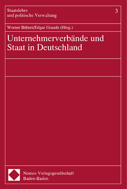 Unternehmerverbände und Staat in Deutschland