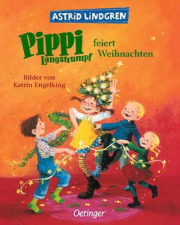 Pappband Pippi Langstrumpf feiert Weihnachten von Astrid Lindgren