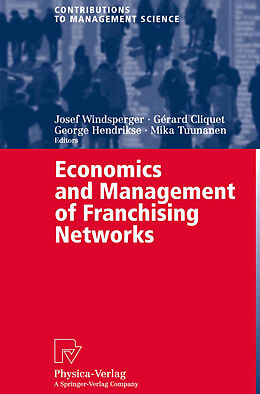 Kartonierter Einband Economics and Management of Franchising Networks von 