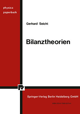 Kartonierter Einband Bilanztheorien von G. Seicht