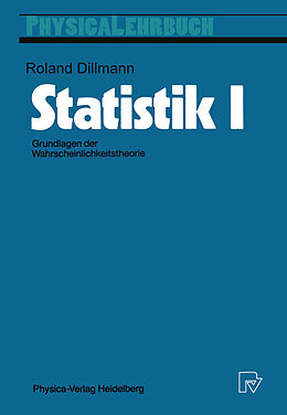 Kartonierter Einband Statistik I von Roland Dillmann