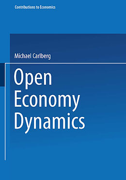 Couverture cartonnée Open Economy Dynamics de Michael Carlberg