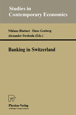 Couverture cartonnée Banking in Switzerland de 