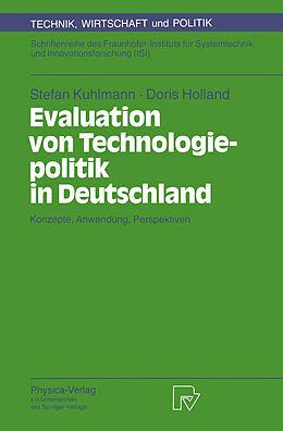Kartonierter Einband Evaluation von Technologiepolitik in Deutschland von Stefan Kuhlmann, Doris Holland