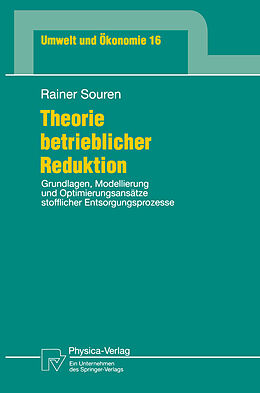 Kartonierter Einband Theorie betrieblicher Reduktion von Rainer Souren
