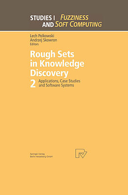 Livre Relié Rough Sets in Knowledge Discovery 2 de 