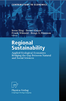 Kartonierter Einband Regional Sustainability von 