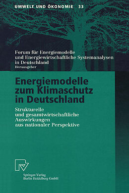 Kartonierter Einband Energiemodelle zum Klimaschutz in Deutschland von 