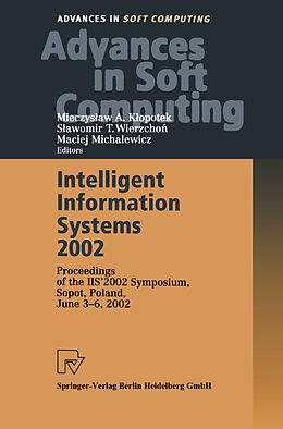 Kartonierter Einband Intelligent Information Systems 2002 von 
