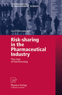Kartonierter Einband Risk-sharing in the Pharmaceutical Industry von Gerrit Reepmeyer