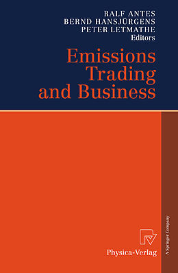 Livre Relié Emissions Trading and Business de 