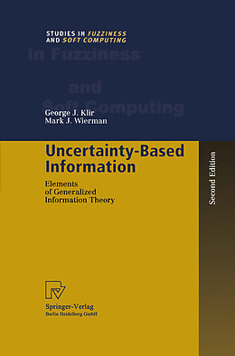 eBook (pdf) Uncertainty-Based Information de George J. Klir, Mark J. Wierman