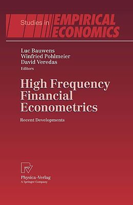 eBook (pdf) High Frequency Financial Econometrics de 