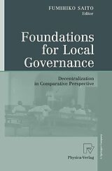 eBook (pdf) Foundations for Local Governance de 