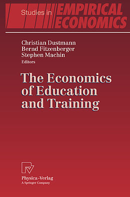 Livre Relié The Economics of Education and Training de 