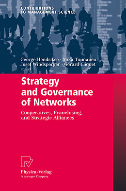 Fester Einband Strategy and Governance of Networks von 