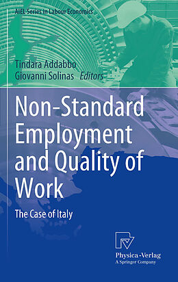 eBook (pdf) Non-Standard Employment and Quality of Work de Tindara Addabbo, Giovanni Solinas