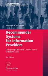 eBook (pdf) Recommender Systems for Information Providers de Andreas W. Neumann