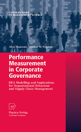 Fester Einband Performance Measurement in Corporate Governance von Alex Manzoni, Sardar M. Islam