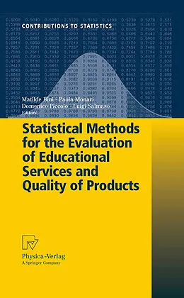 E-Book (pdf) Statistical Methods for the Evaluation of Educational Services and Quality of Products von Paola Monari, Matilde Bini, Domenico Piccolo