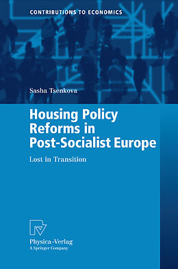 Couverture cartonnée Housing Policy Reforms in Post-Socialist Europe de Sasha Tsenkova