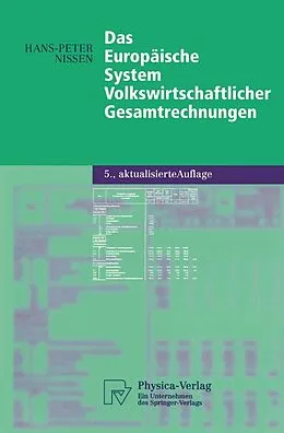 E-Book (pdf) Das Europäische System Volkswirtschaftlicher Gesamtrechnungen von Hans-Peter Nissen