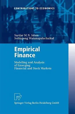 E-Book (pdf) Empirical Finance von Sardar M. N. Islam, Sethapong Watanapalachaikul