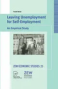 E-Book (pdf) Leaving Unemployment for Self-Employment von Frank Reize