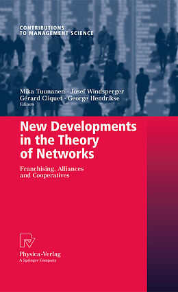 Kartonierter Einband New Developments in the Theory of Networks von 
