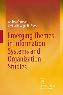 Couverture cartonnée Emerging Themes in Information Systems and Organization Studies de 