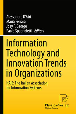 Couverture cartonnée Information Technology and Innovation Trends in Organizations de 