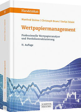 Fester Einband Wertpapiermanagement von Manfred Steiner, Christoph Bruns, Stefan Stöckl