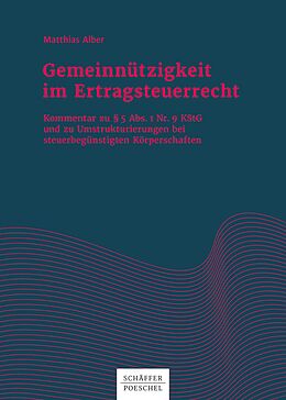 E-Book (pdf) Gemeinnützigkeit im Ertragsteuerrecht von Matthias Alber