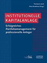 E-Book (epub) Institutionelle Kapitalanlage von 