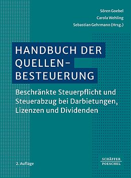 E-Book (pdf) Handbuch der Quellenbesteuerung von Sören Goebel, Carola Wehling, Sebastian Gehrmann