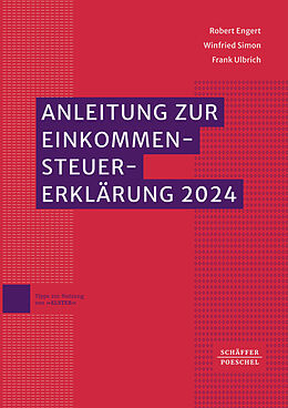 Kartonierter Einband Anleitung zur Einkommensteuererklärung 2024 von 