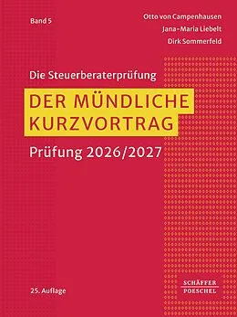 E-Book (pdf) Der mündliche Kurzvortrag von Otto Campenhausen, Jana-Maria Liebelt, Dirk Sommerfeld