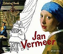 Couverture cartonnée Coloring Book Jan Vermeer de Andrea Weibenbach