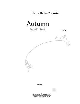 Elena Kats-Chernin Notenblätter Autumn