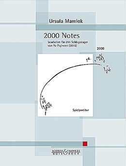 Ursula Mamlok Notenblätter BB3481 2000 Notes