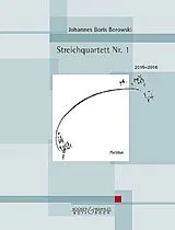 Johannes Boris Borowski Notenblätter Quartett Nr.1