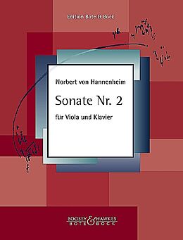 Norbert von Hannenheim Notenblätter Sonate Nr.2