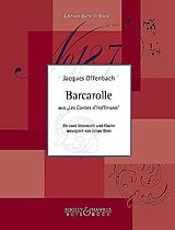 Jacques Offenbach Notenblätter Barcarolle aus Les Contes dHoffmann