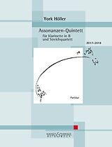 York Höller Notenblätter Assonanzen-Quintett (2017-2018)