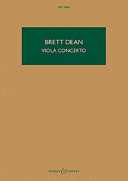 Brett Dean Notenblätter Viola Concerto